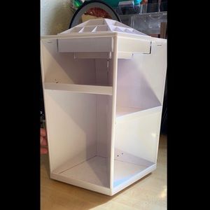 spinning makeup organizer